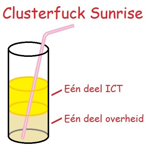 Clusterfuck Sunrise - A cocktail you get by mixing ICT and Government